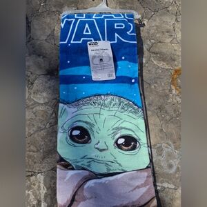 Star Wars The Child/Baby Yoda Blue and Green Beach Towel